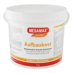 Megamax Aufbaukost Erdbeere Pulver, 3 kg