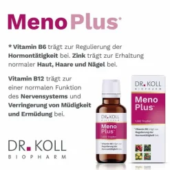 Meno Plus Dr. Koll Gemmo Komplex Vit.B12 B6 C Zink, 50 ml