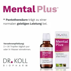 Mental Plus Dr. Koll Gemmo Komplex Pantothensäure, 50 ml