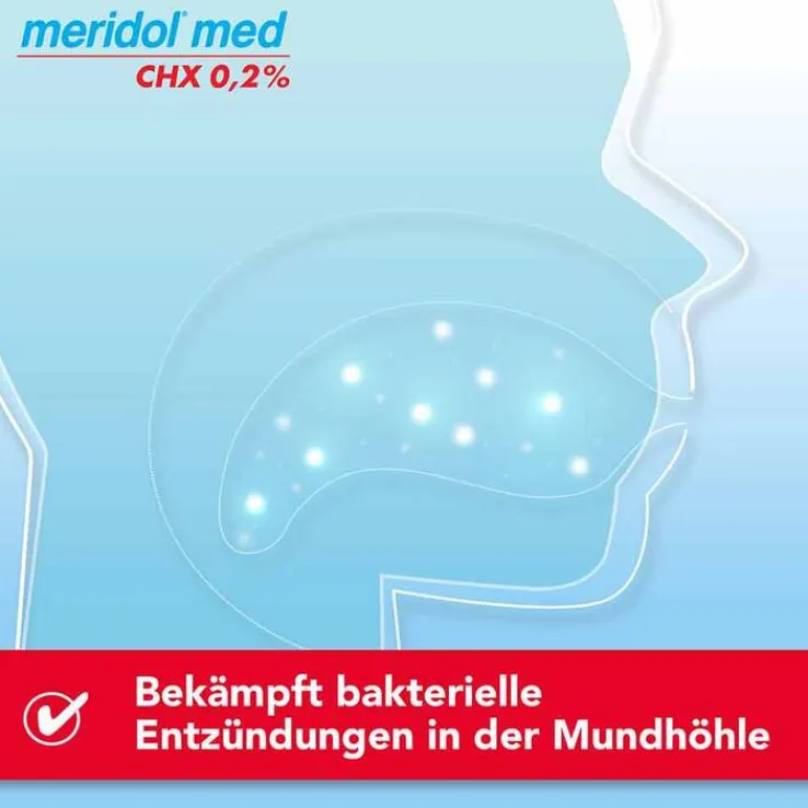 meridol® med CHX 0,2% Mundspülung, 300 ml
