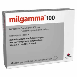milgamma® 100 mg Vitamin B1 + Vitamin B6 Tabletten, 30 St