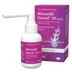 Minoxidil Dexcel 20 mg / ml Spray z.Anw.a.d.Kopfhaut, 60 ml