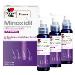 MINOXIDIL DoppelherzPharma 20 mg/ml Lösung für Frauen, 2x180 ml