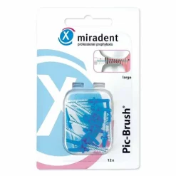 Miradent Interdentalbürste Pic-Brush xx-fein pink, 12 St