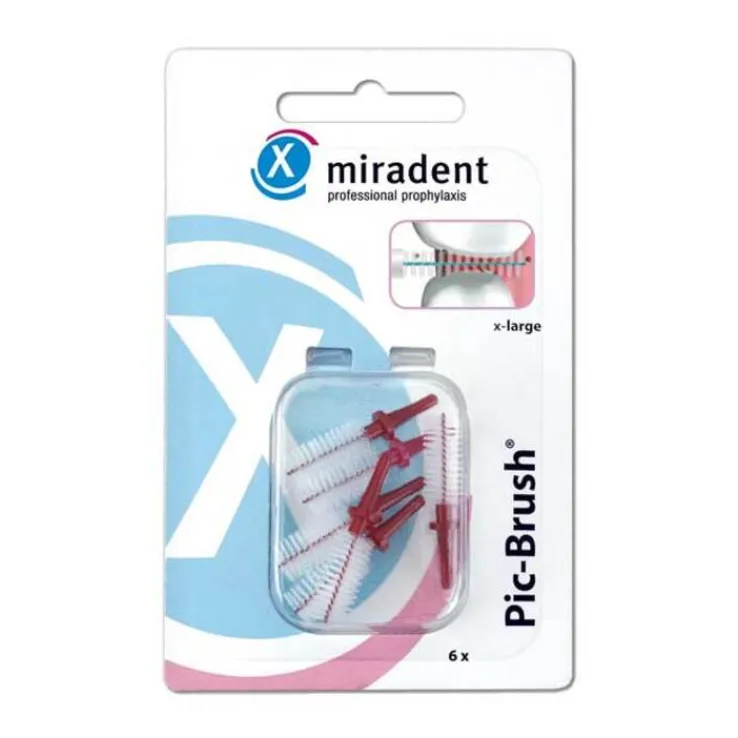 Miradent Interdentalbürste Pic-Brush x-large bor., 6 St