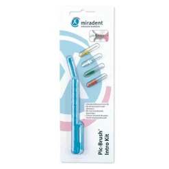 Miradent Interd.PIC-Brush Intro Kit blau 1Hal. + 4B., 1 St