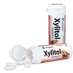 Miradent Zahnpflegekaugummi Xylitol Spearmint, 30 St