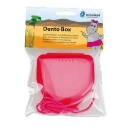 Miradent Zahnspangenbox Dento Box I pink, 1 St