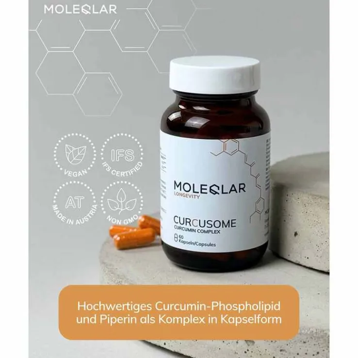 Moleqlar Curcusome Curcurmin Complex Kapseln, 60 St