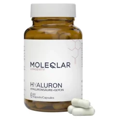 Moleqlar Longevity Hyaluron + Glycin Kapseln, 60 St