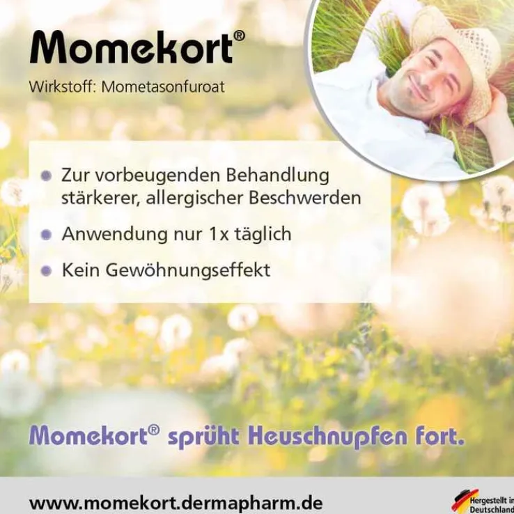 Momekort 50 µg / Sprühst. Nasenspray Suspension, 10 g