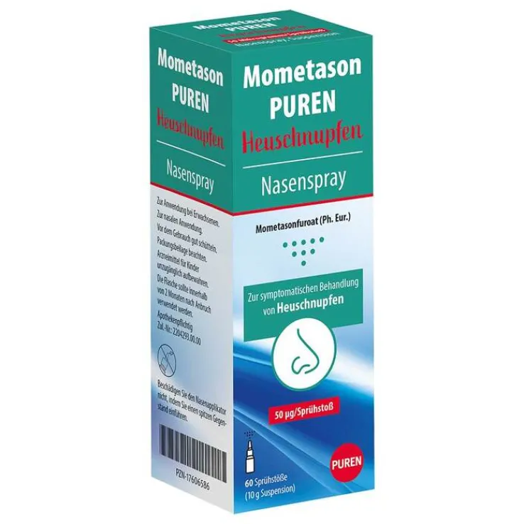 Mometason Puren Heuschnupfenspray 50 µg, 10 g