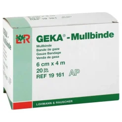 Mullbinden Geka 6cmx4m, 20 St