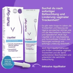 Multi-Gyn Liquigel mit Applikator Dach, 50 ml