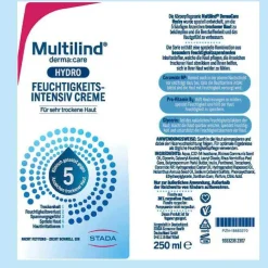 Multilind Dermacare Hydro Feuchtigkeits-Intensiv Creme, 250 ml