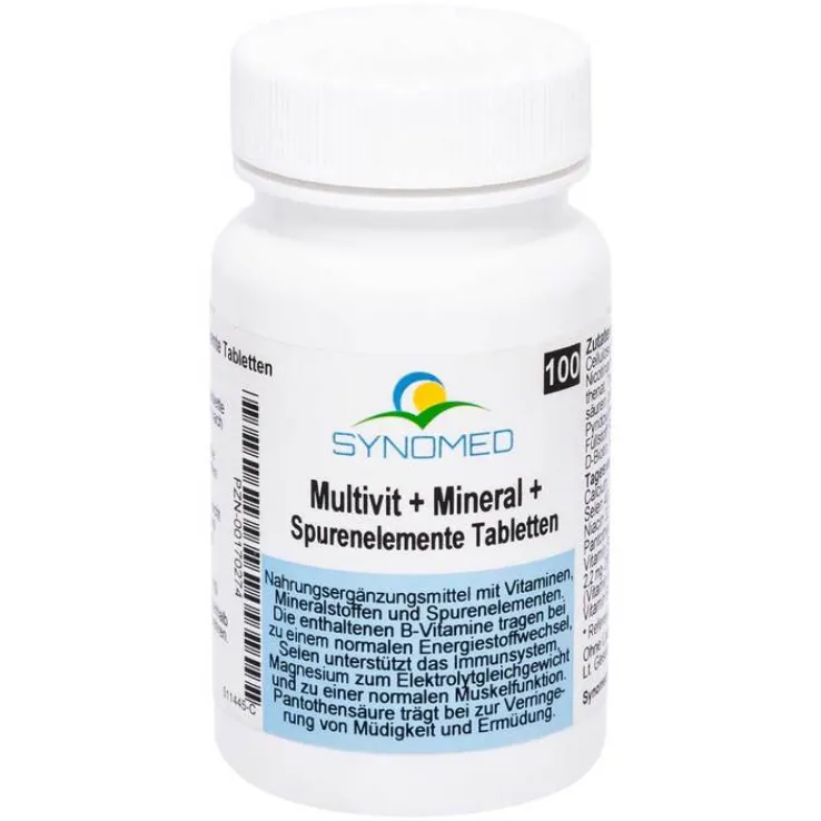 Multivit + Mineral + Spurenelemente Synomed Tabletten, 100 St