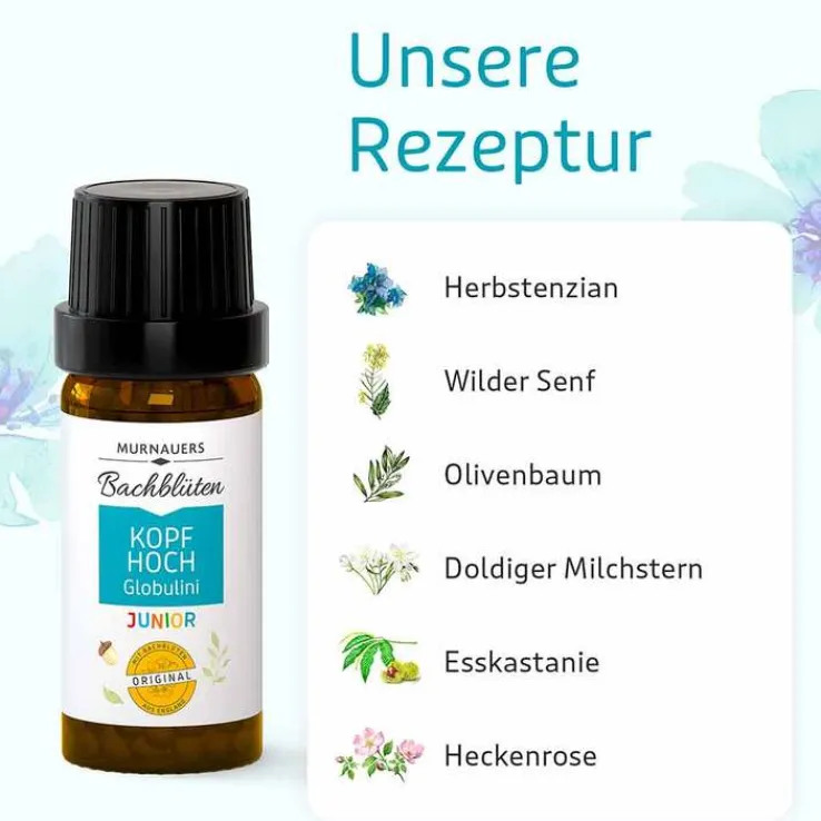 Murnauers Bachblüten Kinder Kopf hoch Globulini, 10 g
