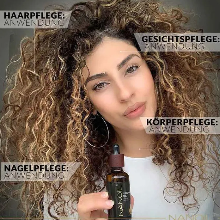 Nanoil Arganöl für Körper, Gesicht und Haar, 50 ml