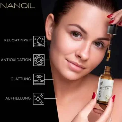 Nanoil Gesichtsserum mit Hyaluronsäure, 50 ml