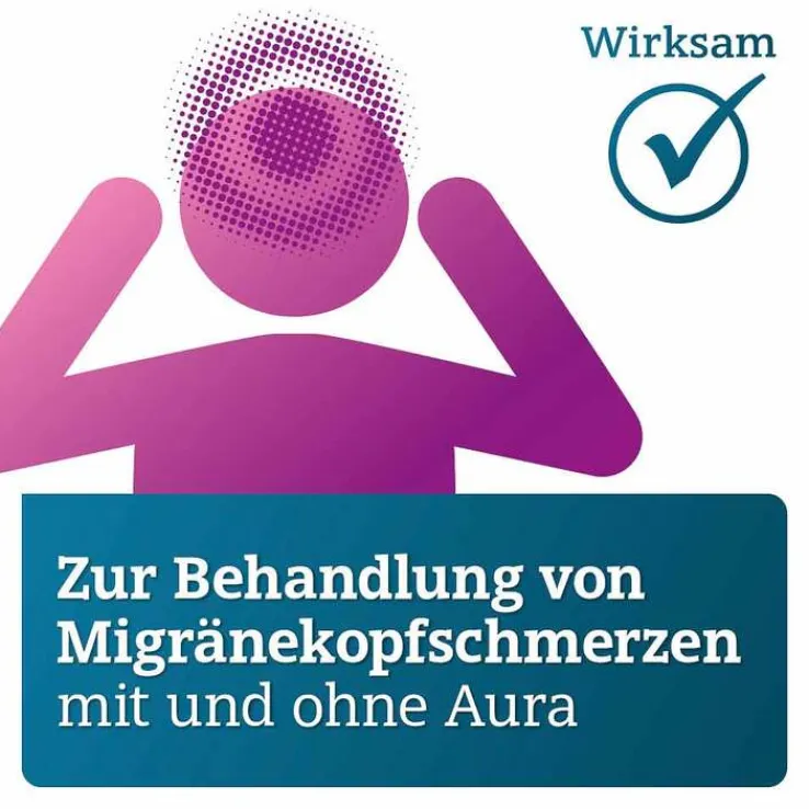 NARATRIPTAN ADGC® bei Migräne 2,5 mg Filmtabletten, 2 St