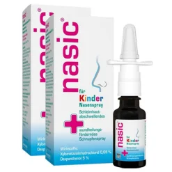 nasic für Kinder Nasenspray, 2x10 ml