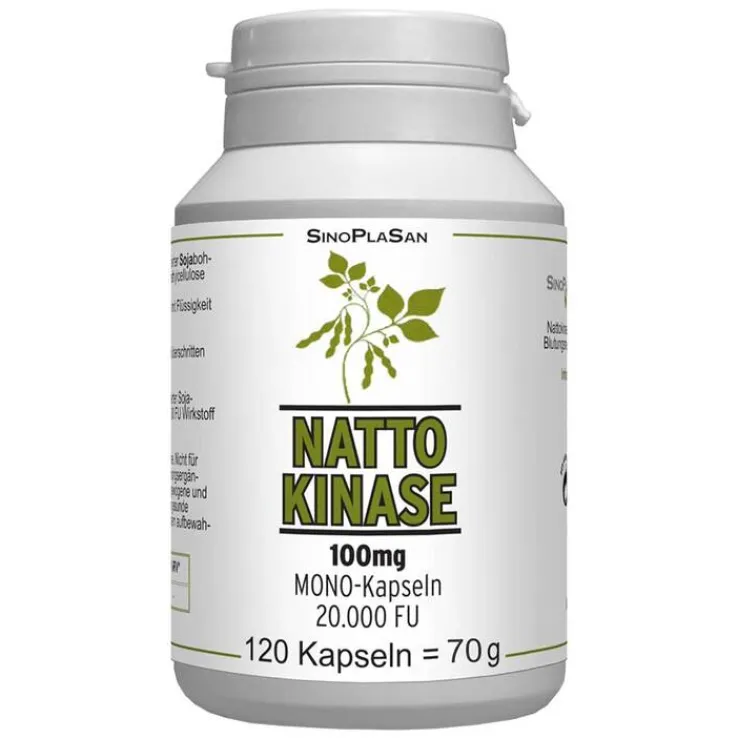 Nattokinase 100 mg Mono 20.000 FU Kapseln, 120 St