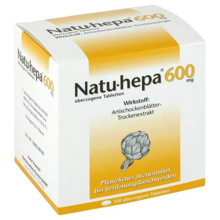 Natu Hepa 600 mg überzogene Tabletten, 100 St