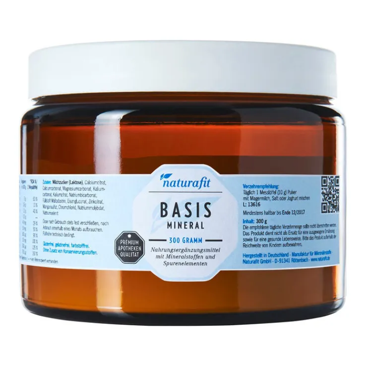 Naturafit Basis Mineral Pulver, 300 g