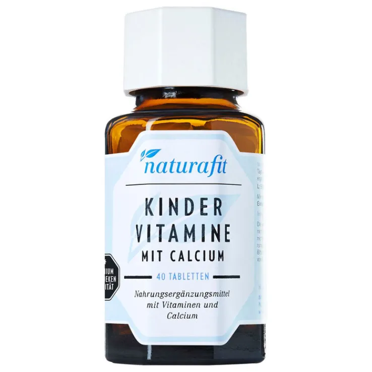 Naturafit Kindervitamine mit Calcium Lutschtbl., 40 St