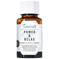 Naturafit Power & Relax Ashwagandha Rhodiola OPC Q10 BVitamin Magnesium Kps., 60 St