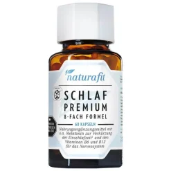 Naturafit Schlaf Premium 8-fach Formel Kapseln, 60 St
