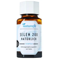 Naturafit Selen 200 natürlich Kapseln, 90 St