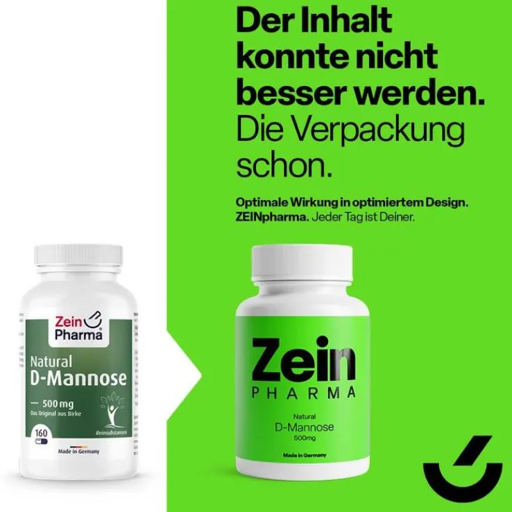 Natural D-Mannose 500 mg Kapseln, 160 St