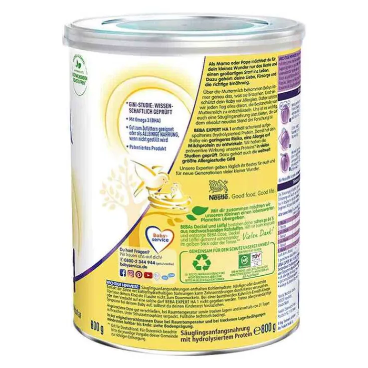 Nestle Beba Expert HA 1 Pulver, 800 g