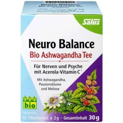 Neuro Balance Bio Ashwagandha Tee Salus Filterbeutel , 15 St