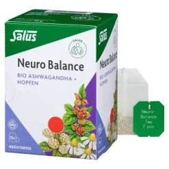Neuro Balance Bio Ashwagandha + Hopfen Tee Salus, 15 St