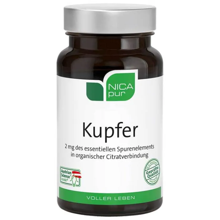 Nicapur Kupfer Kapseln, 60 St