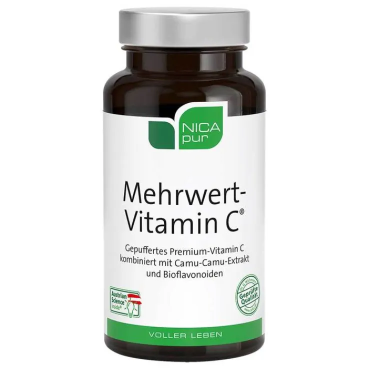 Nicapur Mehrwert-Vitamin C Kapseln, 60 St