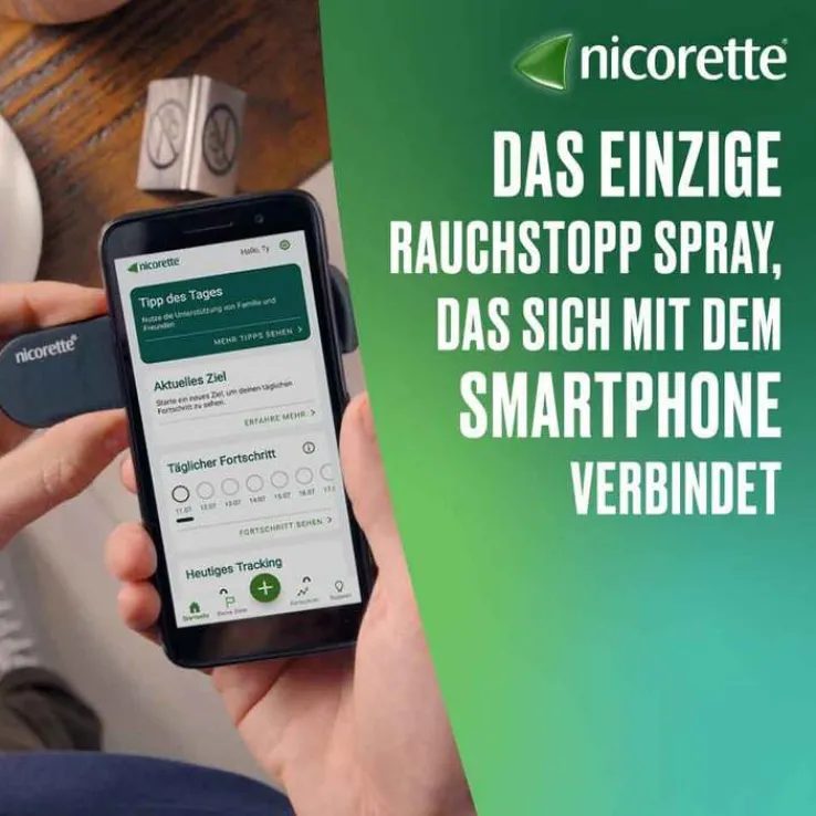 Nicorette Fruit & Mint Spray 1 mg / Sprühstoß Nfc, 2 St