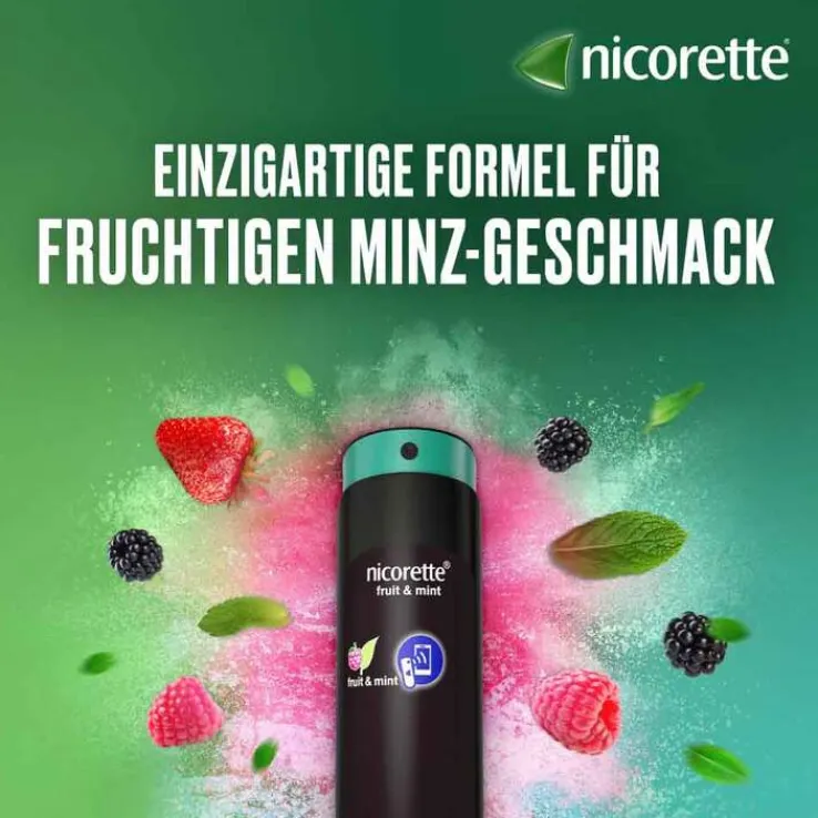 Nicorette Fruit & Mint Spray 1 mg / Sprühstoß Nfc, 2 St