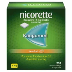 nicorette® Kaugummi freshfruit, 4 mg Nikotin, 210 St