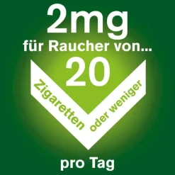 nicorette Kaugummi freshmint, 2 mg Nikotin, 105 St