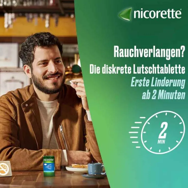 nicorette Lutschtabletten, 4 mg Nikotin, 80 St