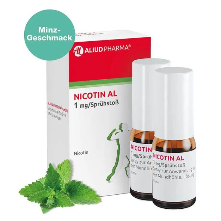 NICOTIN AL 1mg/Sprühstoß Spray, 2 St