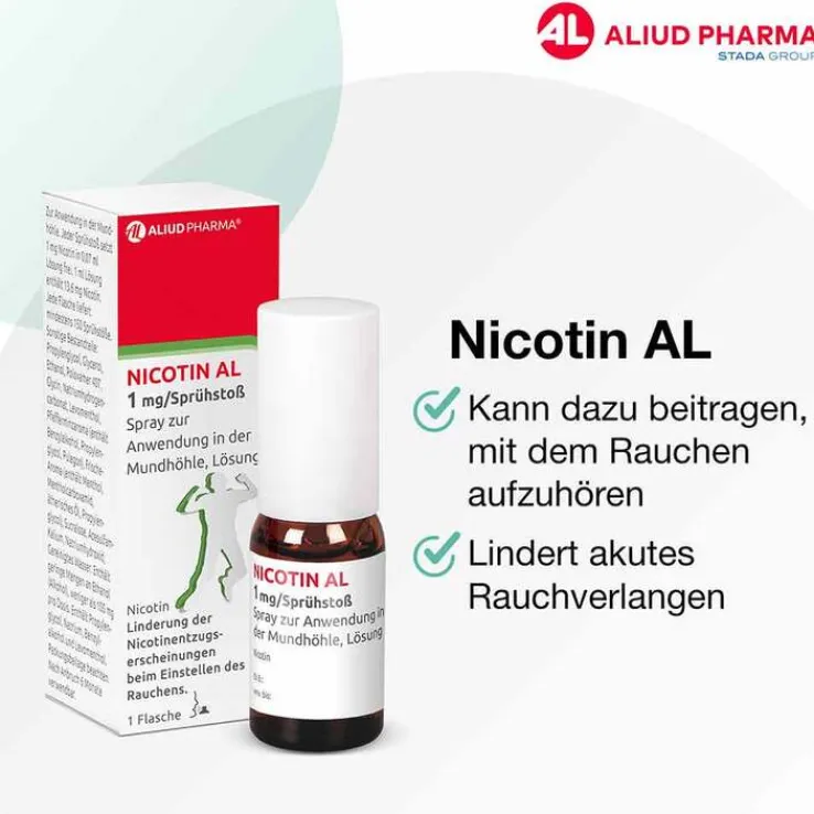 NICOTIN AL 1mg/Sprühstoß Spray, 2 St