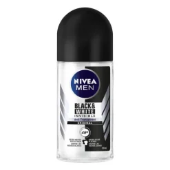 NIVEA Men Deo Roll-on Invisible Black & White, 50 ml