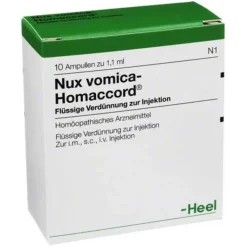 Nux vomica Homaccord Ampullen, 10 St