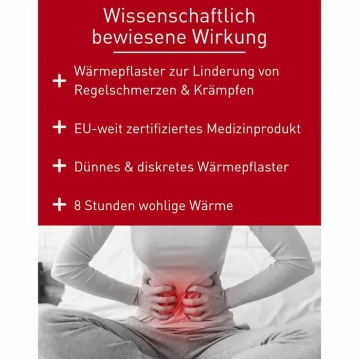 N1 Wärmepflaster bei Regelschmerzen, 4 St