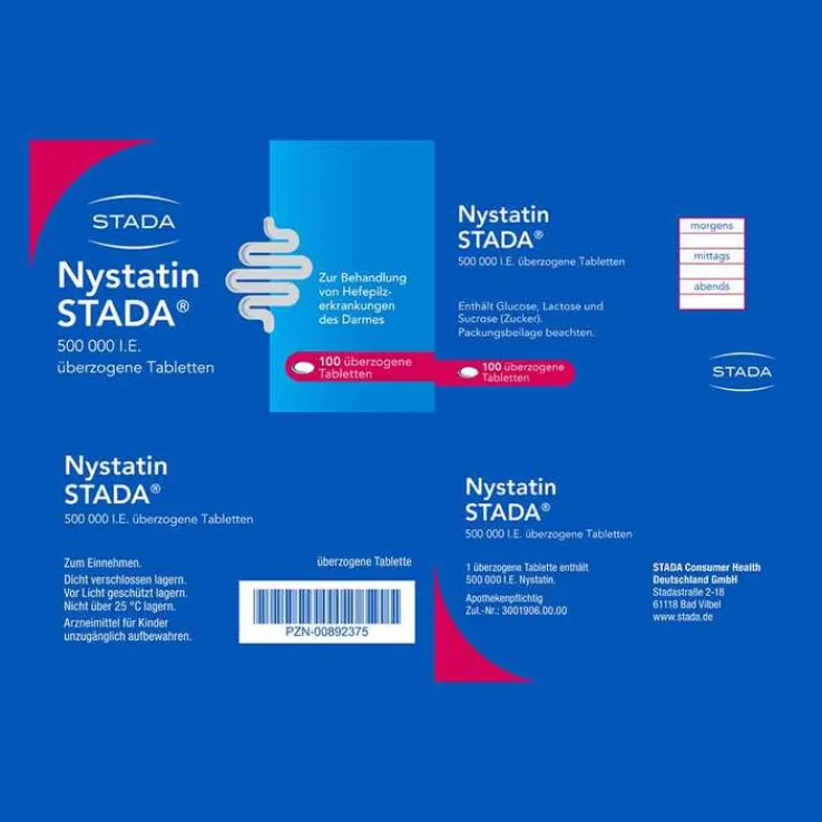 Nystatin STADA® 500.000 I.E. Tabletten, 100 St