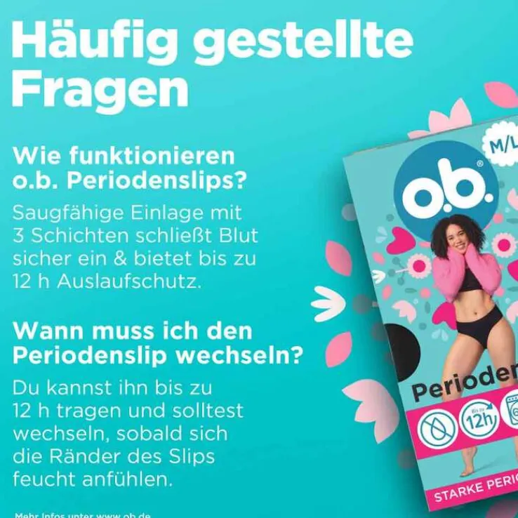 O.B. Periodenslip M / L, 3 St